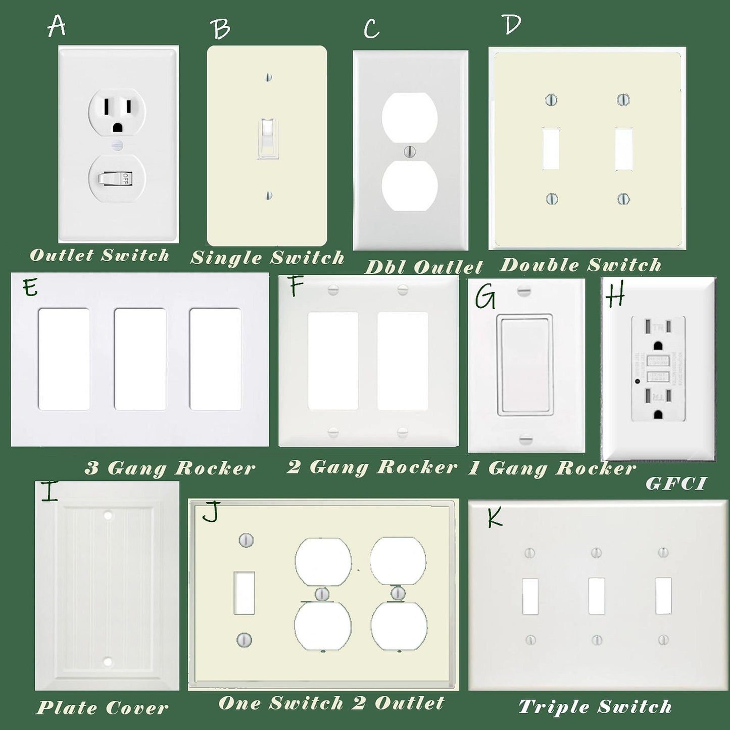 Rustic Green Patina Floral Light Switch Cover, Decorative Switch Plate w/Copper & Turquoise Accents, Kitchen Bathroom Office Wall Plate