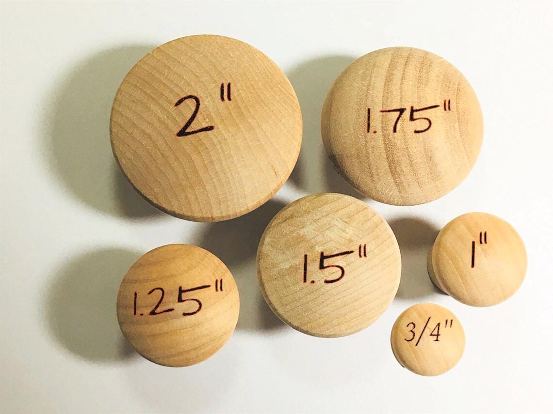 Customizable Colorful Wooden Knobs - Perfect for Drawers, Dressers & Furniture, Hand-Painted Wooden Knobs, Perfect for Any Furniture or Room