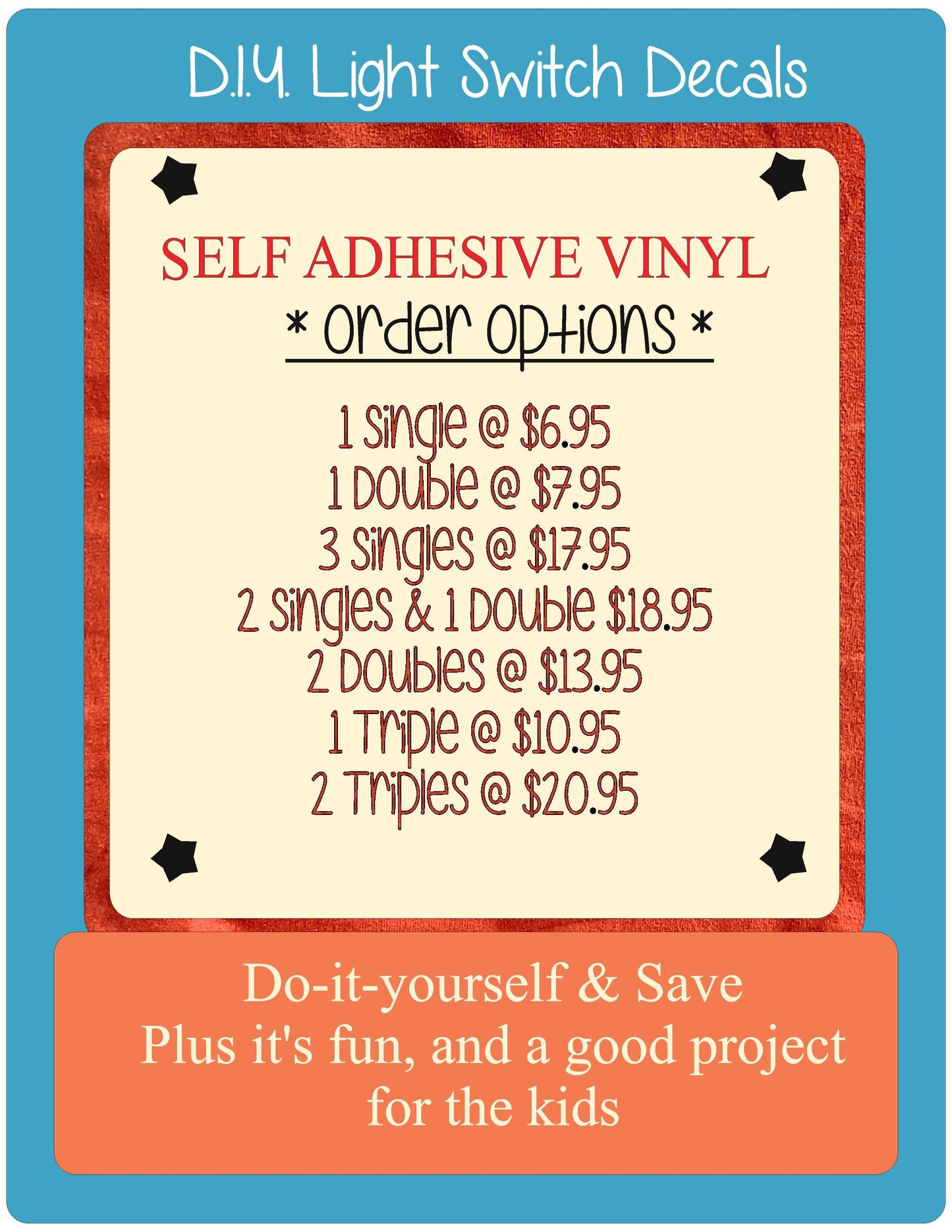 Pressed Flower Self-Adhesive Light Switch Decal | Peel AND Stick Decal | Floral Sticker for Journals, Laptops, Crafts & DIY Home Decor