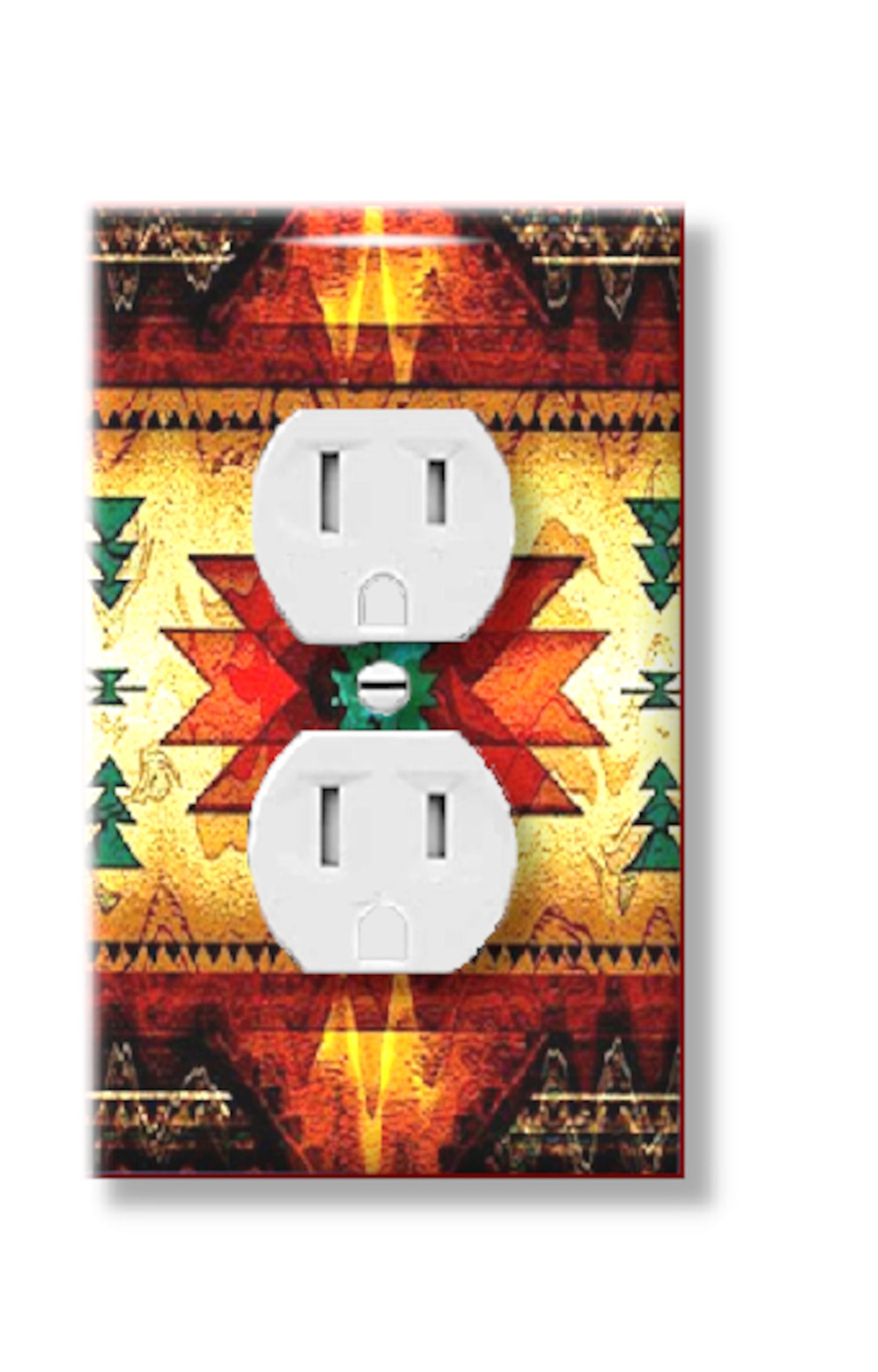 Southwestern Design Switch Plate, Outlet Cover, Wall Plate, Desert Colors, Toggle, Outlet, Rocker SwitchPlate, Southwest Kitchen Wall Decor