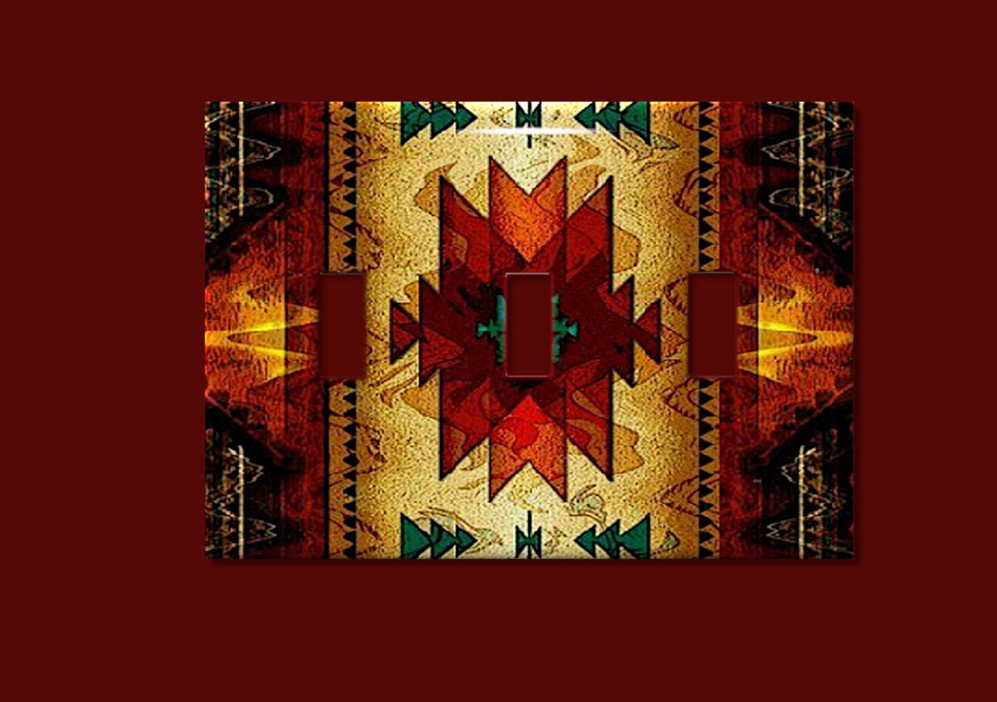 Southwestern Design Switch Plate, Outlet Cover, Wall Plate, Desert Colors, Toggle, Outlet, Rocker SwitchPlate, Southwest Kitchen Wall Decor