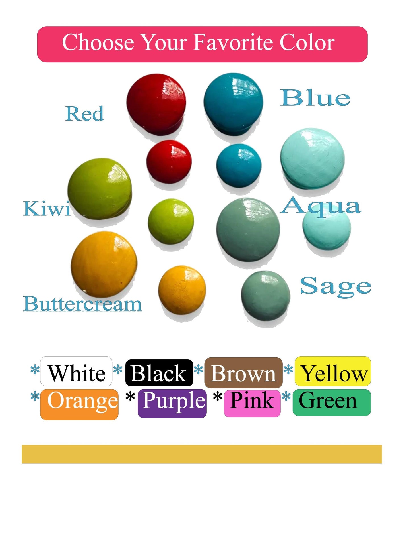 Customizable Colorful Wooden Knobs - Perfect for Drawers, Dressers & Furniture, Hand-Painted Wooden Knobs, Perfect for Any Furniture or Room