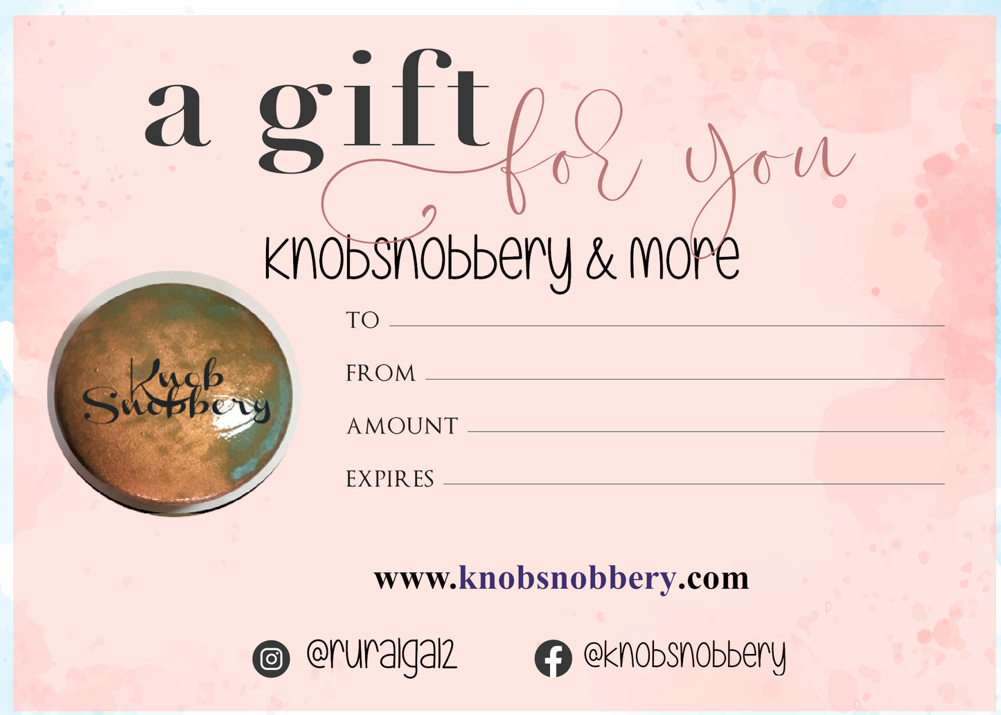 No Expiration Gift Card – Digital Gift Certificate – Instant Download – E-Gift Card for Any Occasion