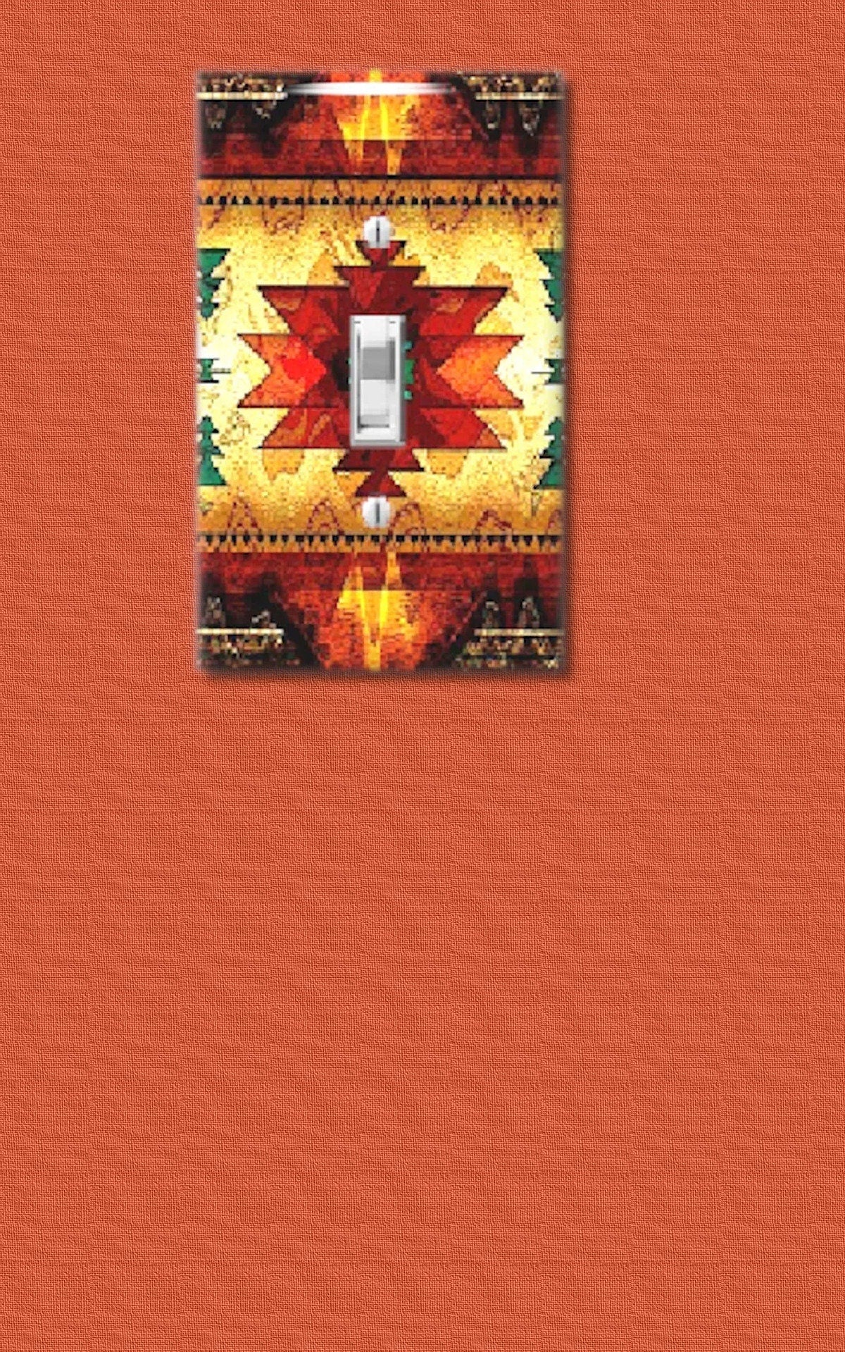 Southwestern Design Switch Plate, Outlet Cover, Wall Plate, Desert Colors, Toggle, Outlet, Rocker SwitchPlate, Southwest Kitchen Wall Decor