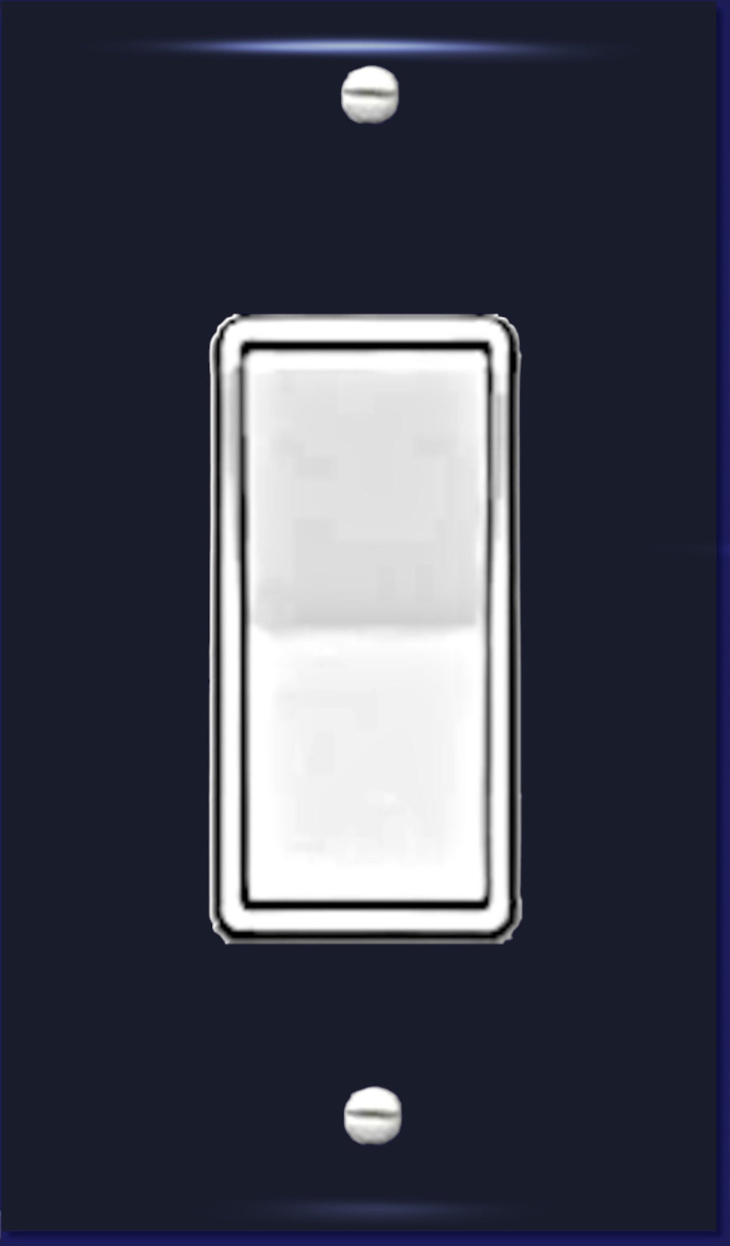 Nautical Navy Blue Light Switch Covers | Hand-Decorated Beach Decor Switchplates & Outlet Covers | Personalized Nautical Home Decor Gift