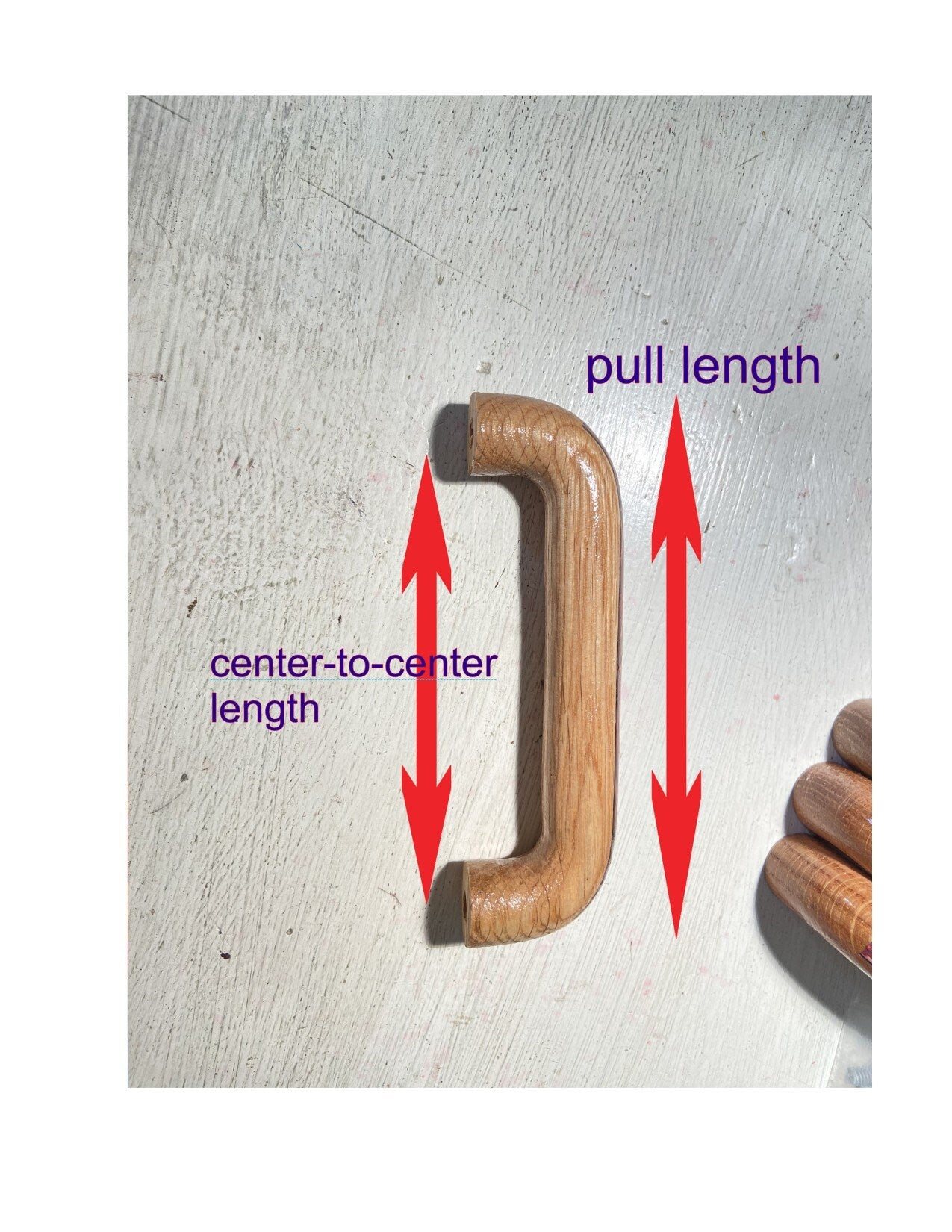 Blue Dove and White Floral Drawer Pulls: Charming Wooden Knobs for Cabinet and Drawer Enhancement, Kitchen and Bathroom Décor, Dresser Pulls